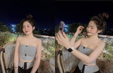 Bich Phuong เป็นเซ็กซี่โดยลำธาร