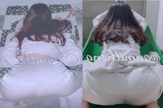 ฉันระยำหีของฉัน ao dai ในสถานที่เปียกหลายแห่ง