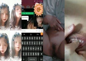 น้องสาว 2K8 ท้าทายตัวเองอย่างกล้าหาญในคลิปร้อน