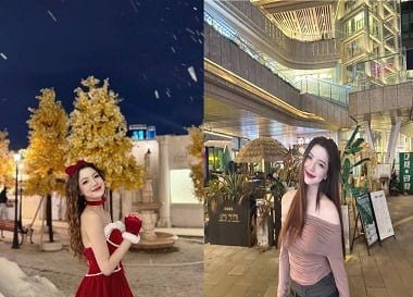 สาวสวยชอบท่องผีเสื้อ